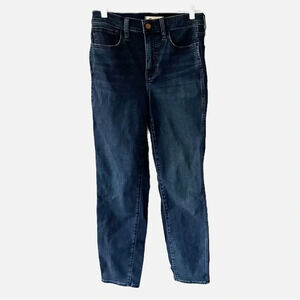 Madewell Roadtripper Stovepipe Dark Wash High Rise Jeans Size 26